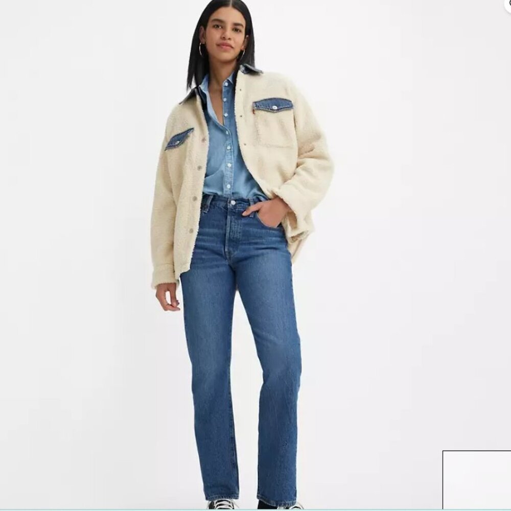 Levi's Blue Straight Leg Jeans